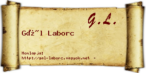 Gál Laborc névjegykártya
